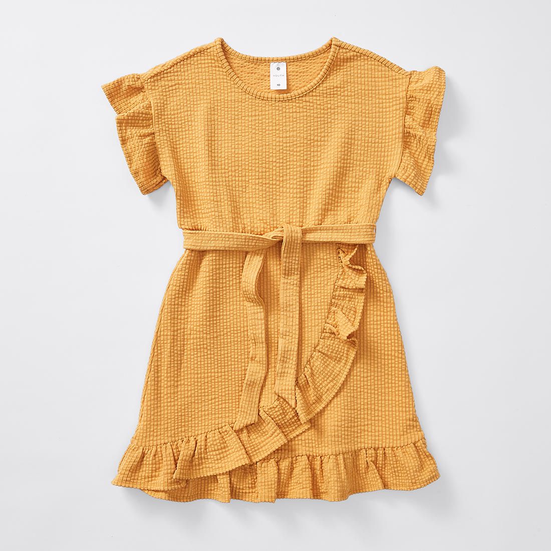 yellow wrap dress target