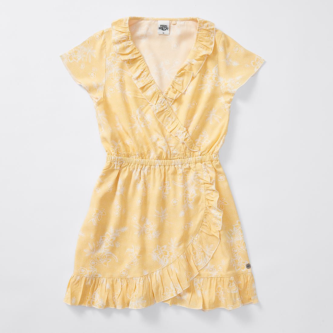 yellow wrap dress target