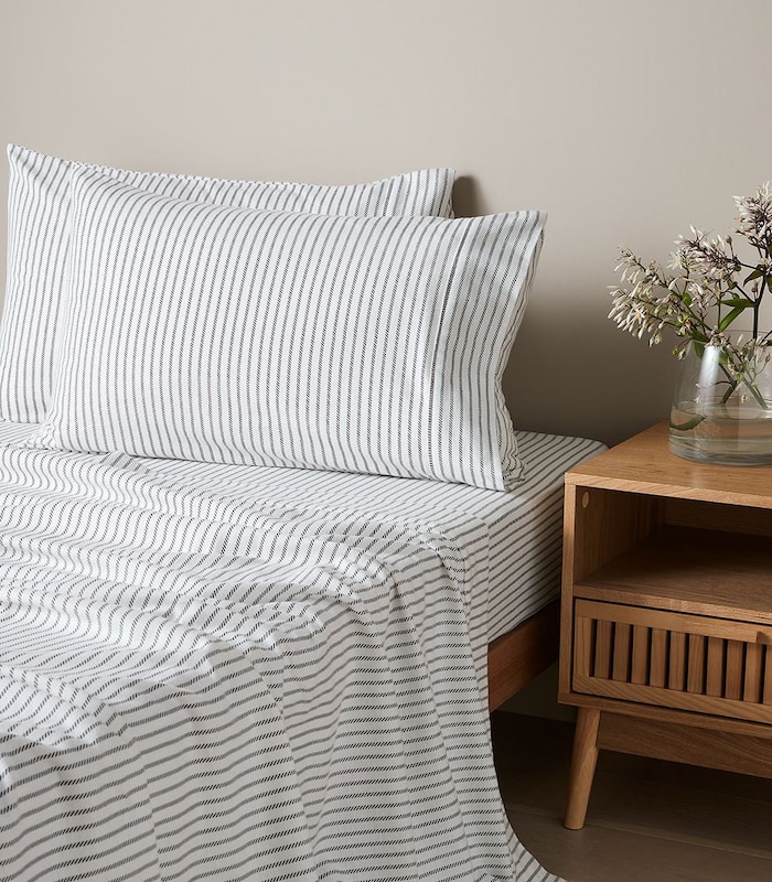 Flannelette Sheet Set Sadler Stripe Target Australia Flannelette Sheet Set Sadler Stripe, Flannelette Sheets For King Single Bed