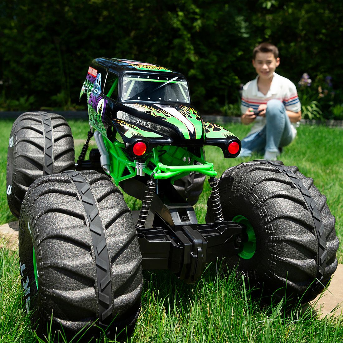 remote control grave digger target