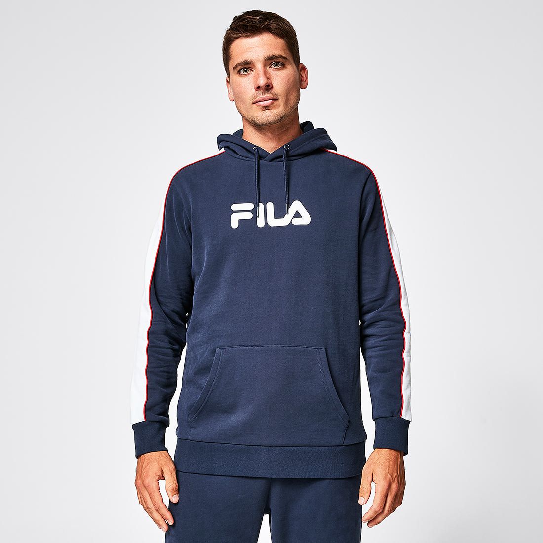fila hoodie navy blue