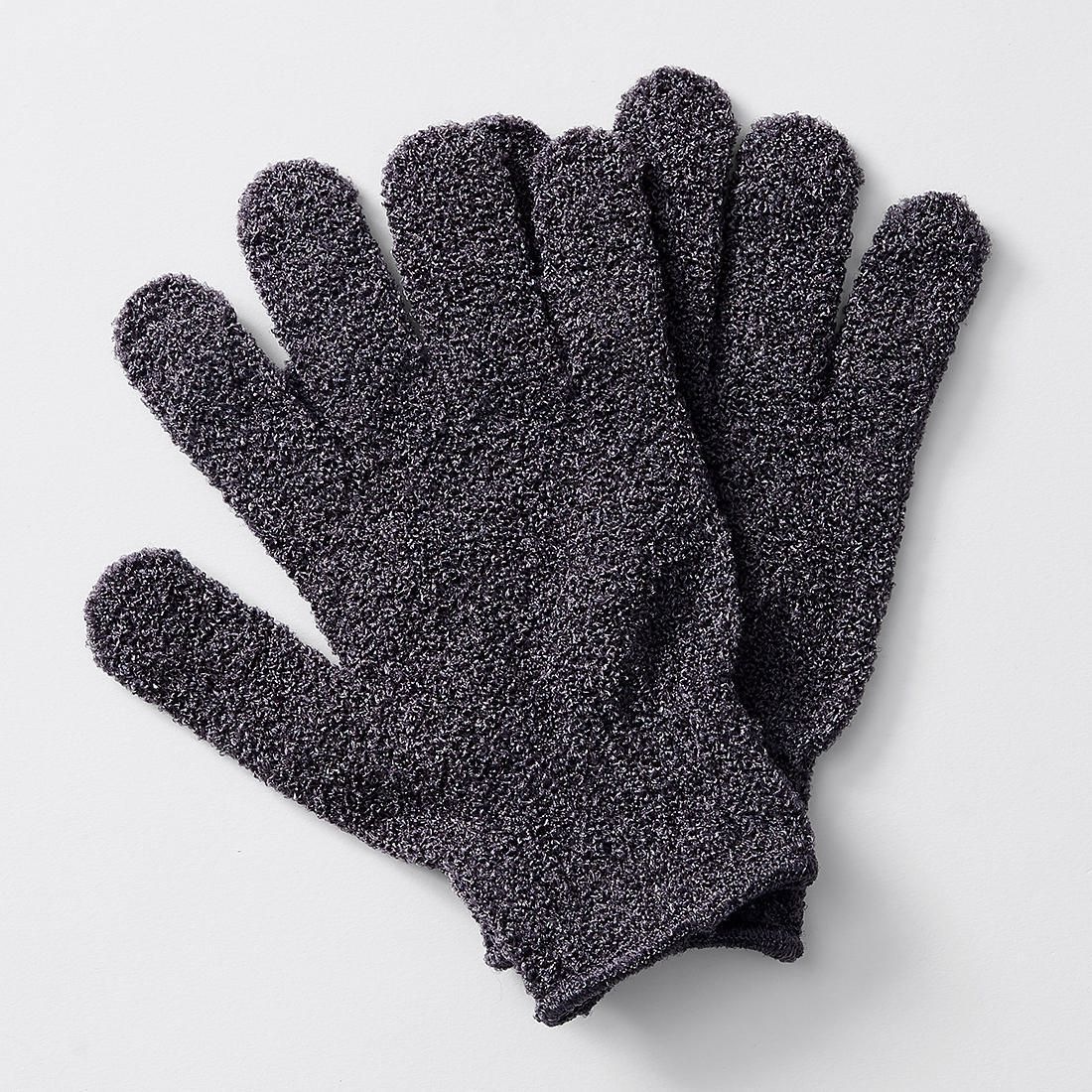 exfoliating gloves 2 pack