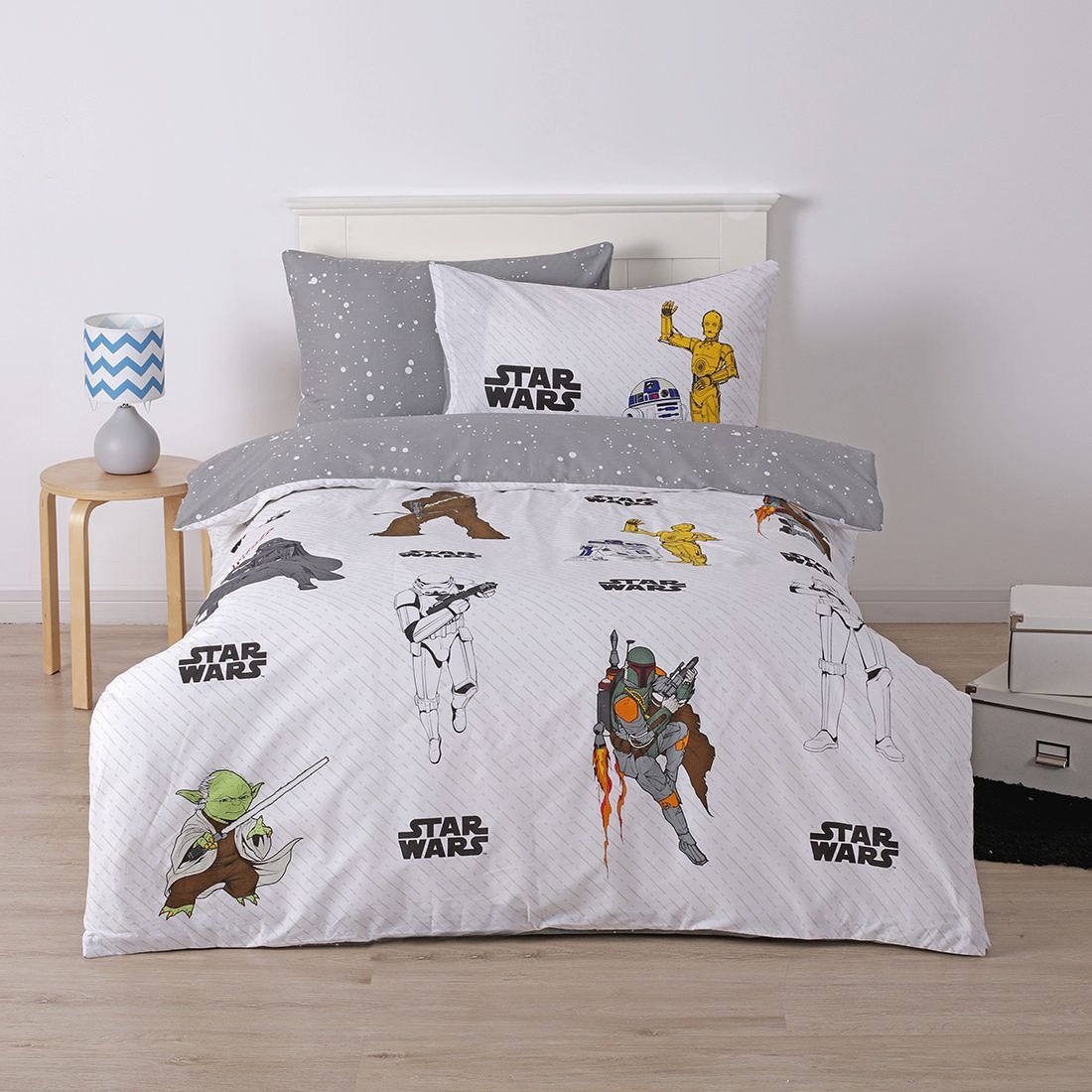 Star Wars Skywalker Quilt Cover Set Single Bed Target Australia