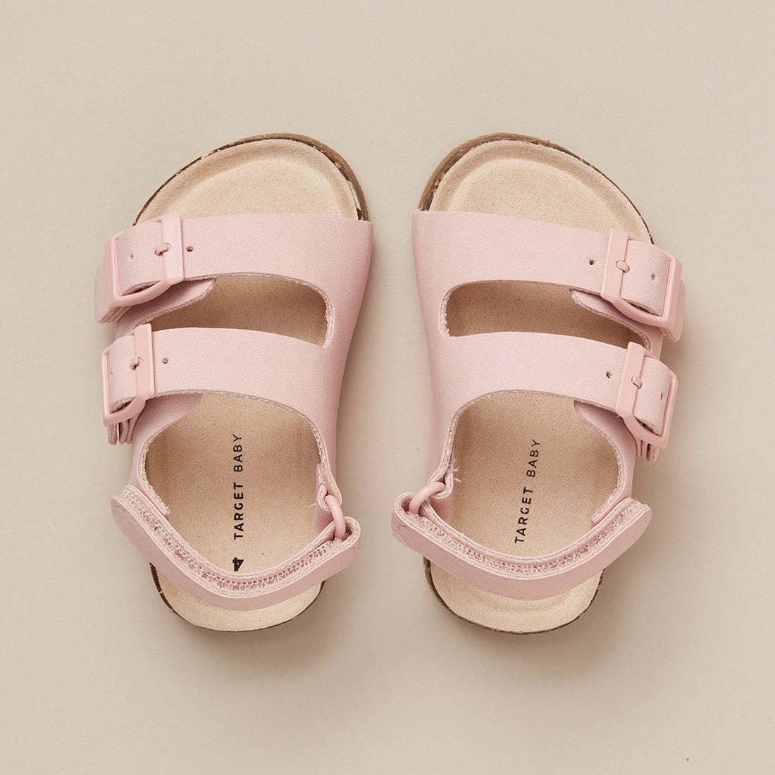 target buckle sandals