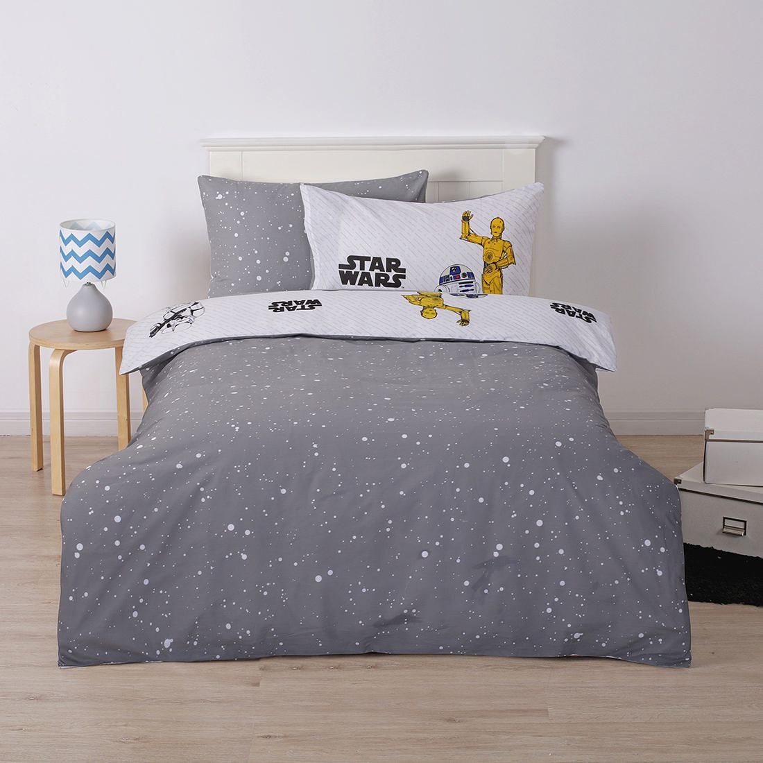 Star Wars Skywalker Quilt Cover Set Double Bed Target Australia