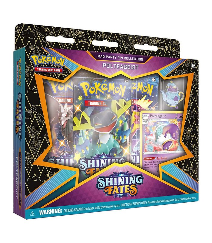 Pokemon Tcg Shining Fates Mad Party Pin Collection Pack Target Australia