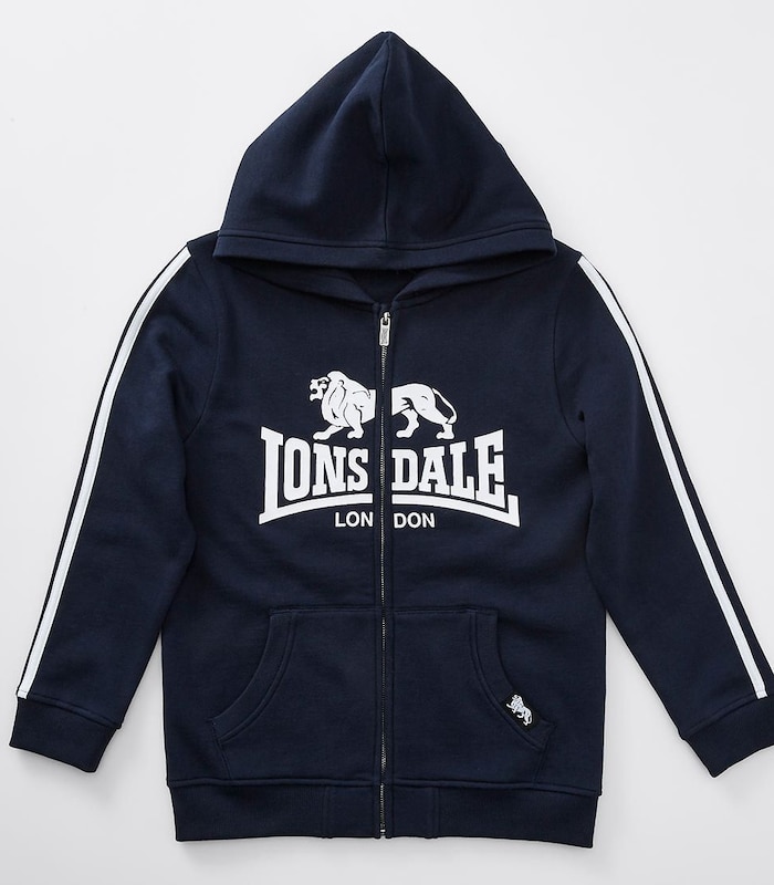 Lonsdale London Print Zip Through Hoodie | Target Australia