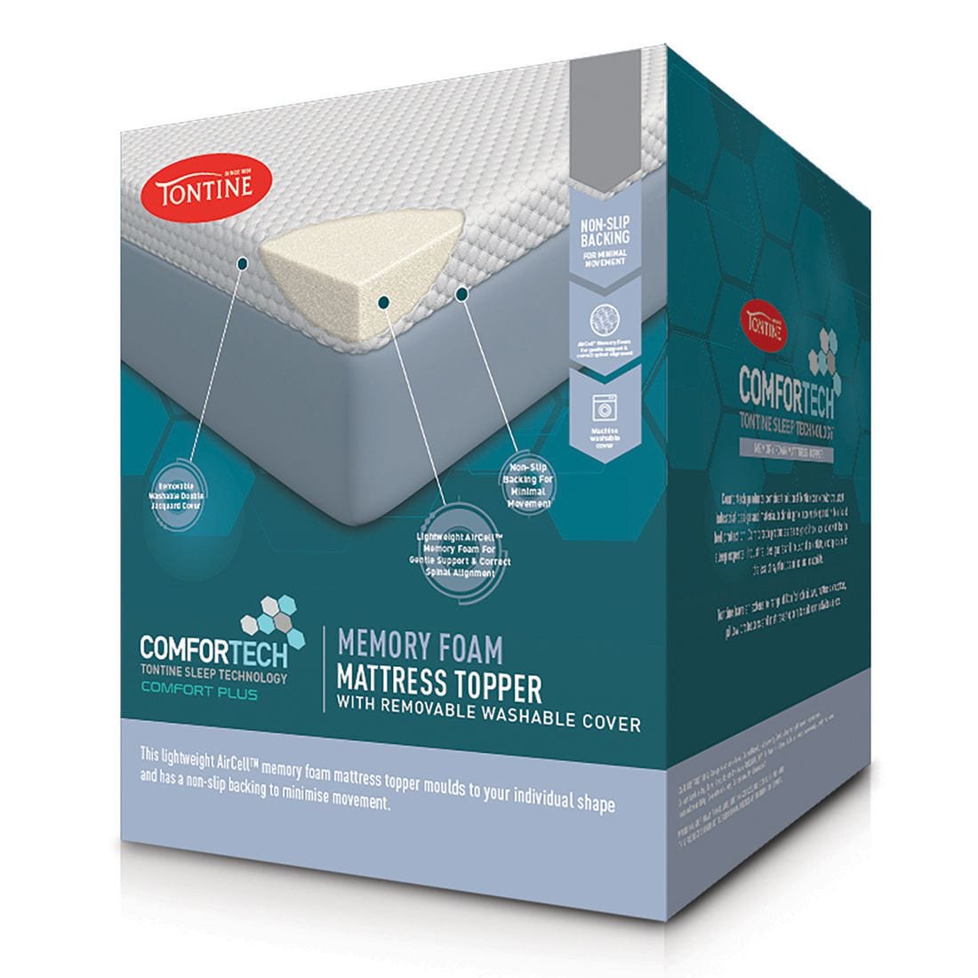 Tontine Comfortech Memory Foam Mattress 