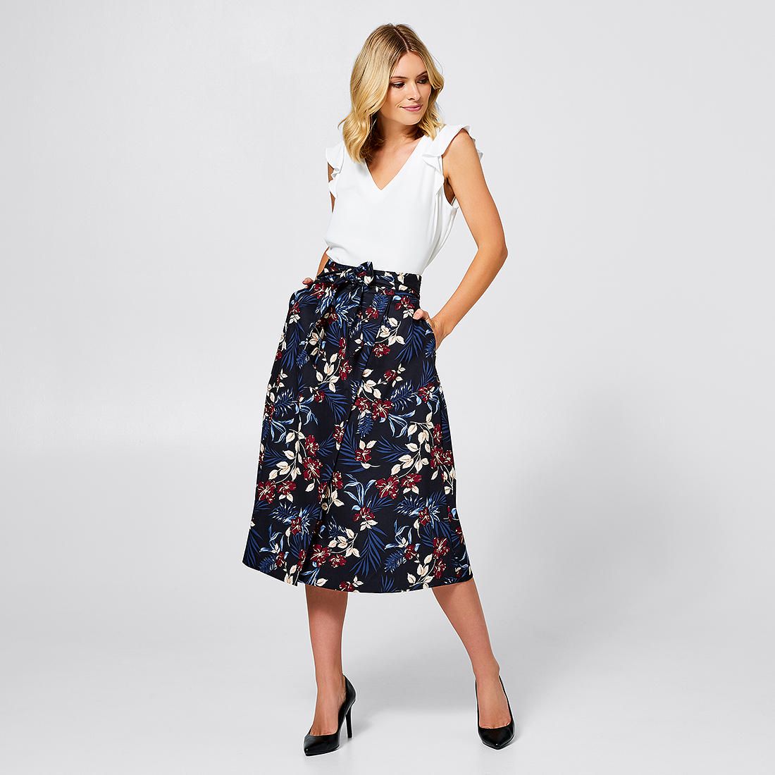 navy skirt target