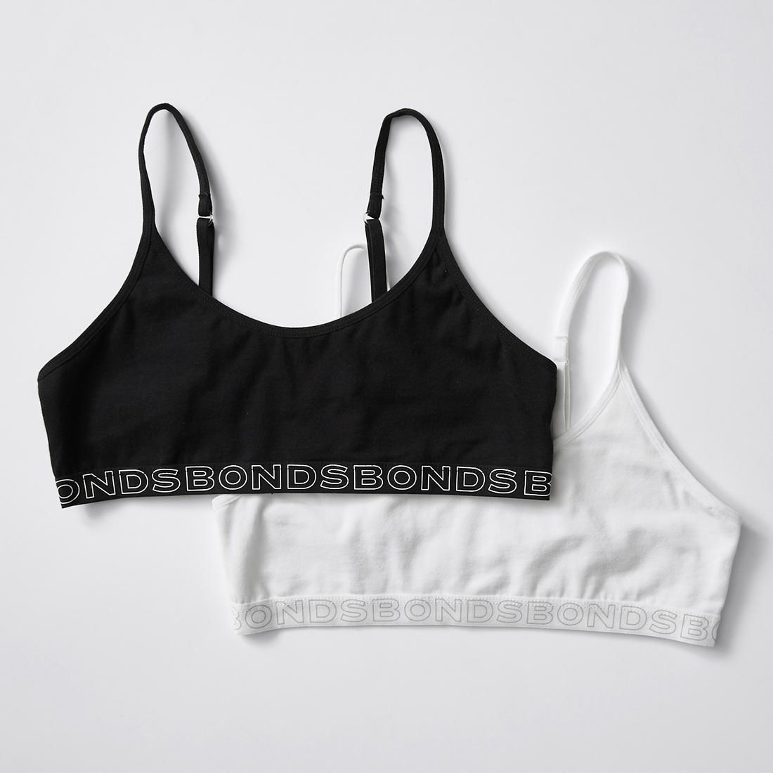 bonds crop top bra