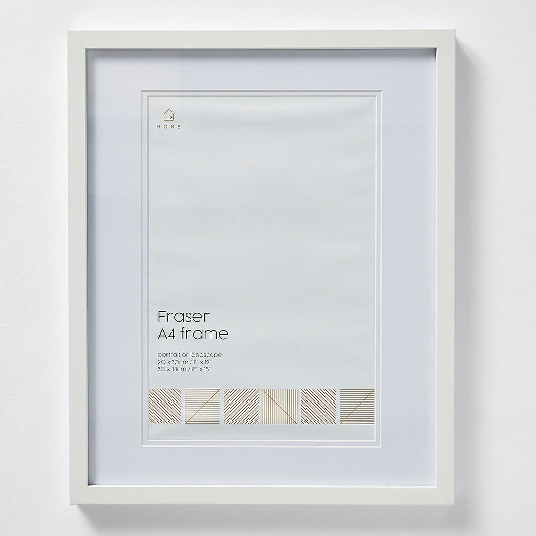 a4 white photo frame