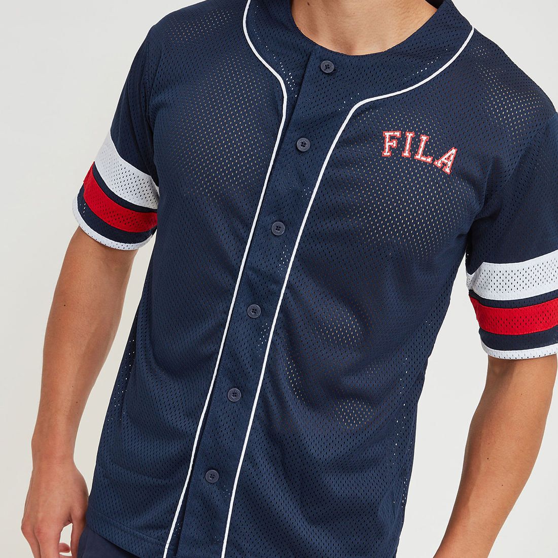 kijken Politie Zware vrachtwagen Baseball Jersey Fila Deals, SAVE 57%.