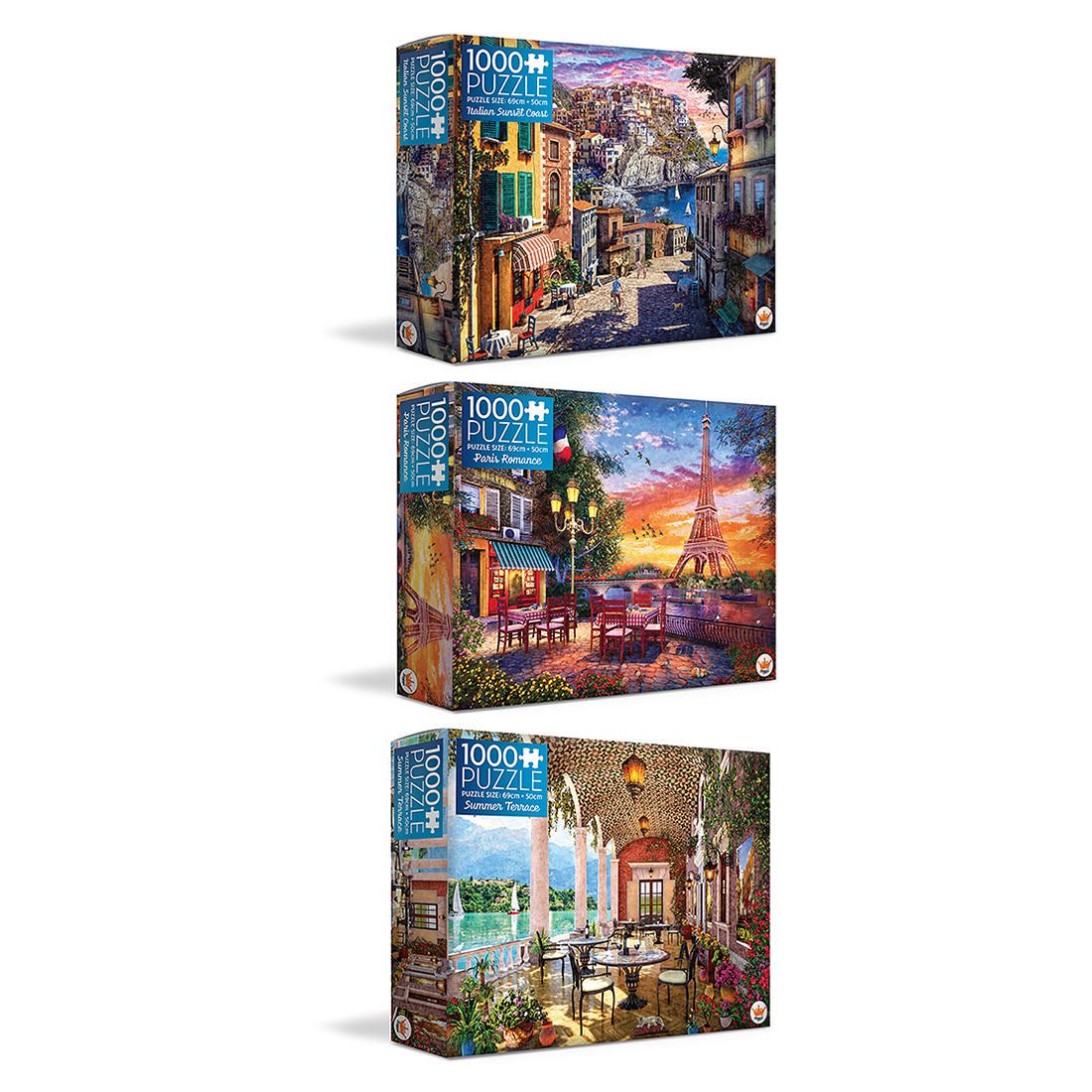 1000 Piece Jigsaw Puzzle - Assorted 