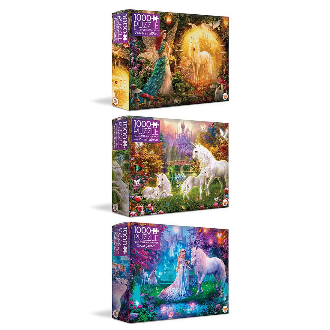 1000 Piece Jigsaw Puzzle - Assorted 