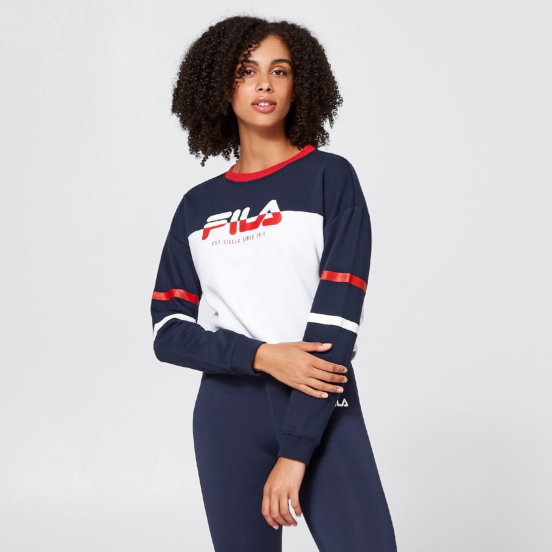 Fila Crop Sweat Top | Target Australia