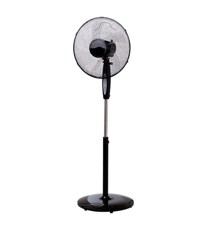 Pedestal Fan Oscillating Standing Fan With Remote Builtin Powerful 12