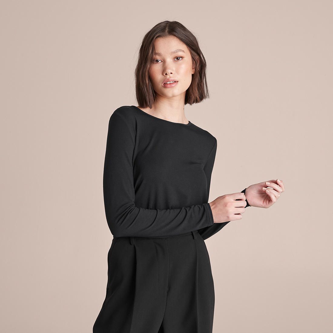 Preview Wide Crew Neck Top | Target 
