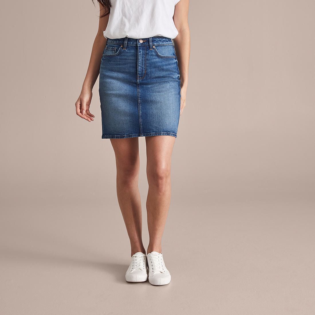 denim skirt target