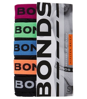 Bonds 5 Pack Hipster Briefs; Style: M8DMTX