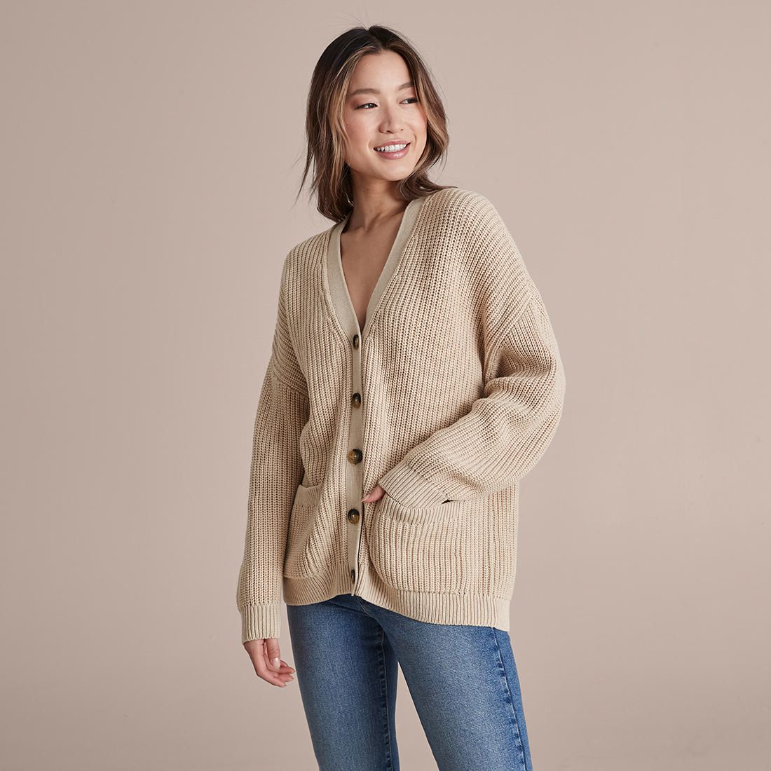 Lily Loves Slouchy Oversized Cardigan 