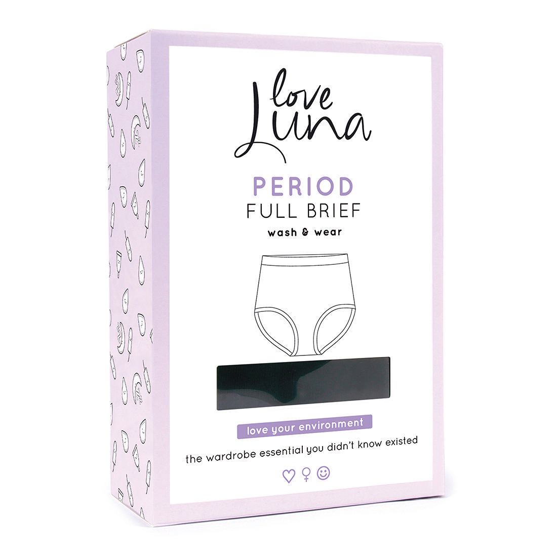 Love Luna Period Full Briefs; Style: LLUWPBFB