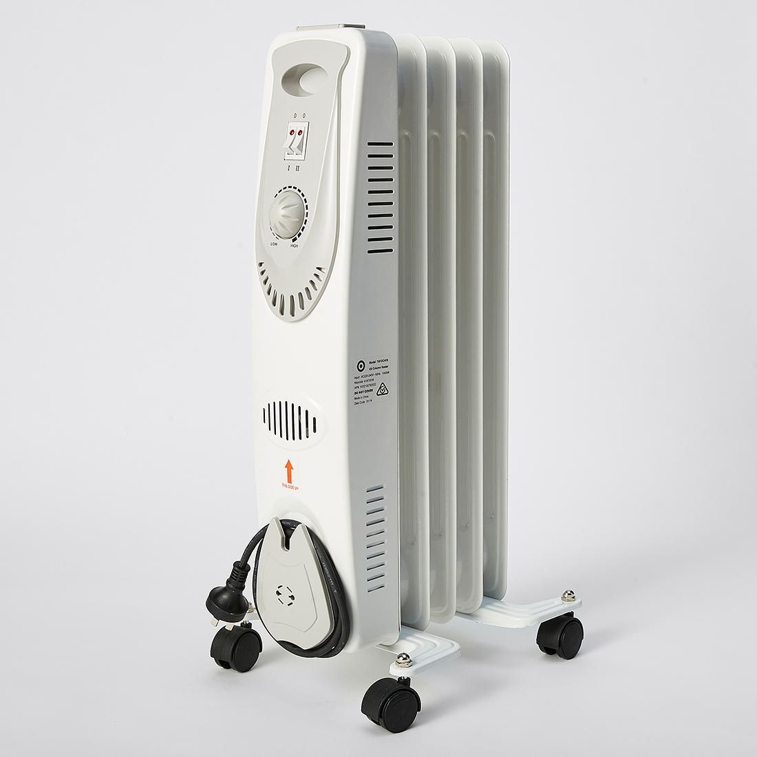 5 Fin Oil Column Heater