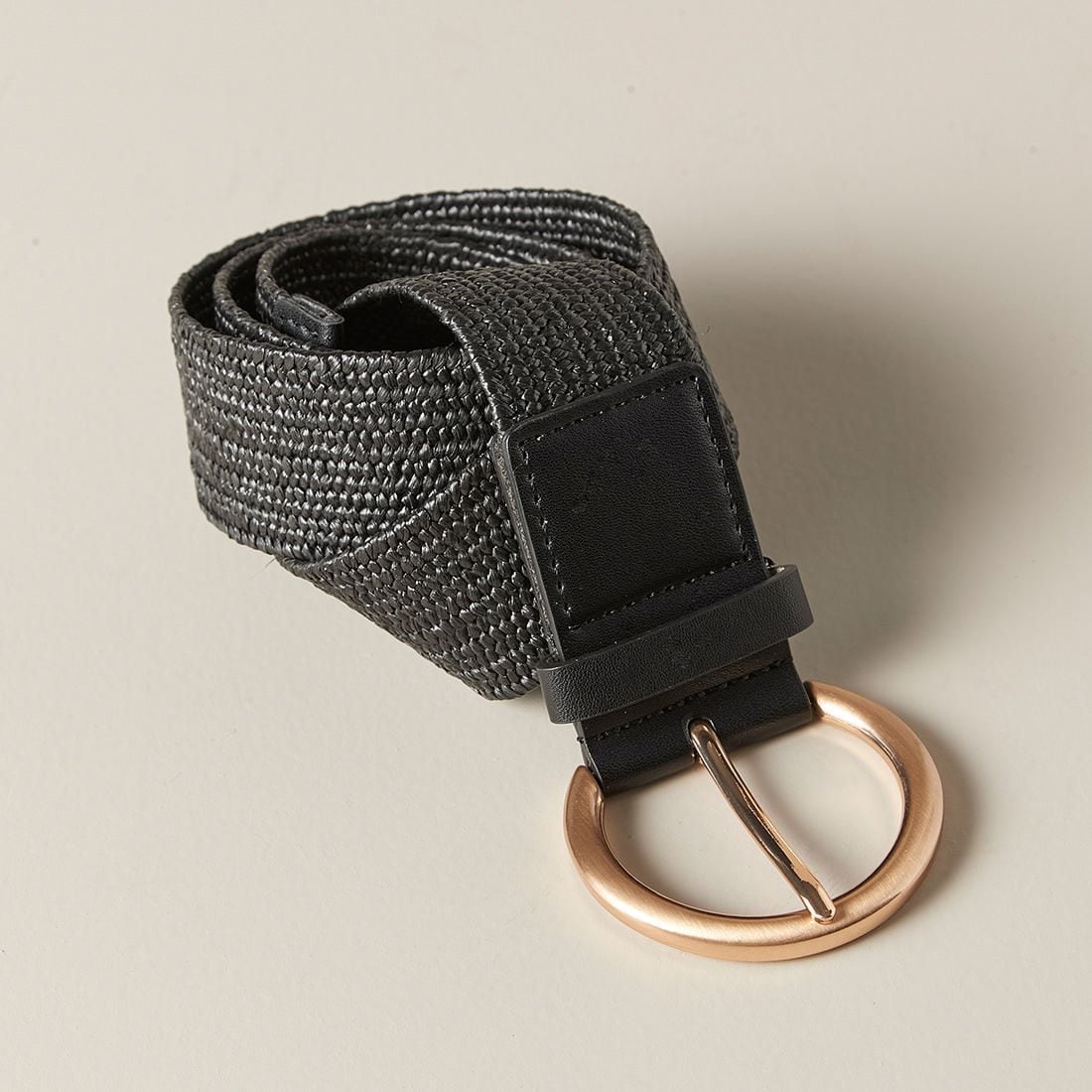 Woven Elastic Belt - Black | Target 