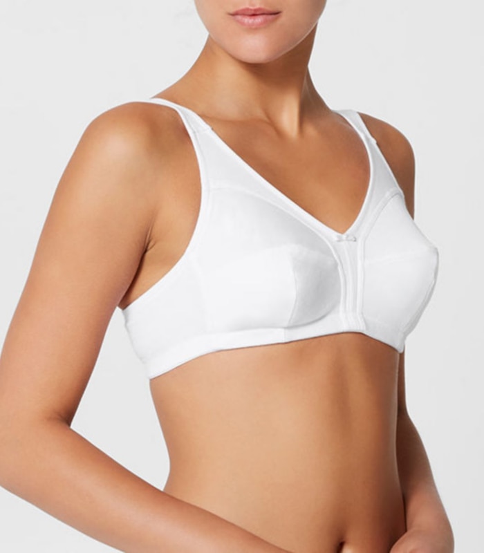 Lena Everyday Cotton Wirefree Bra, Style:LBR56811 - White ...