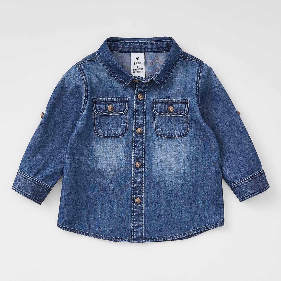 baby chambray shirt