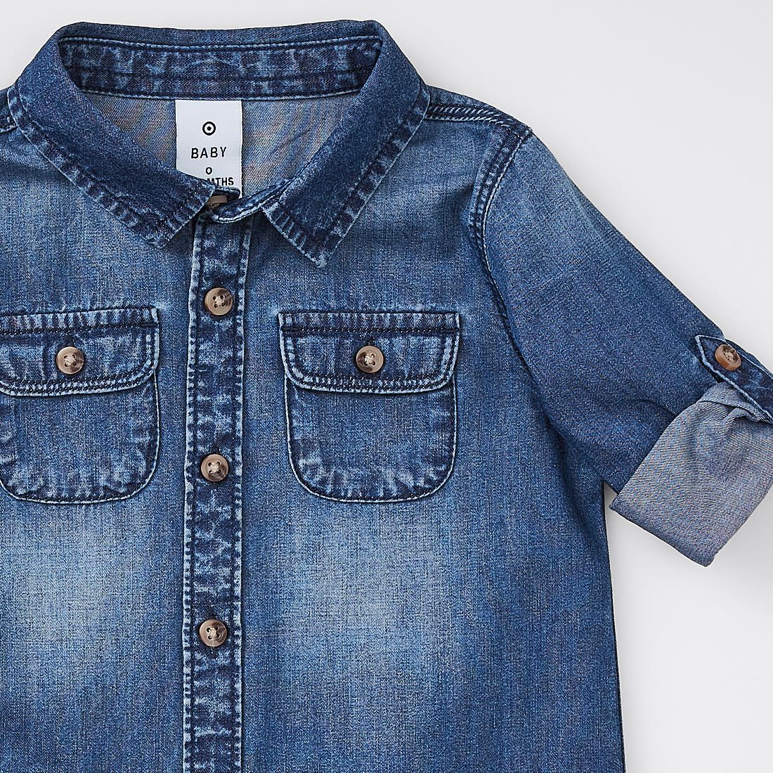 baby chambray shirt