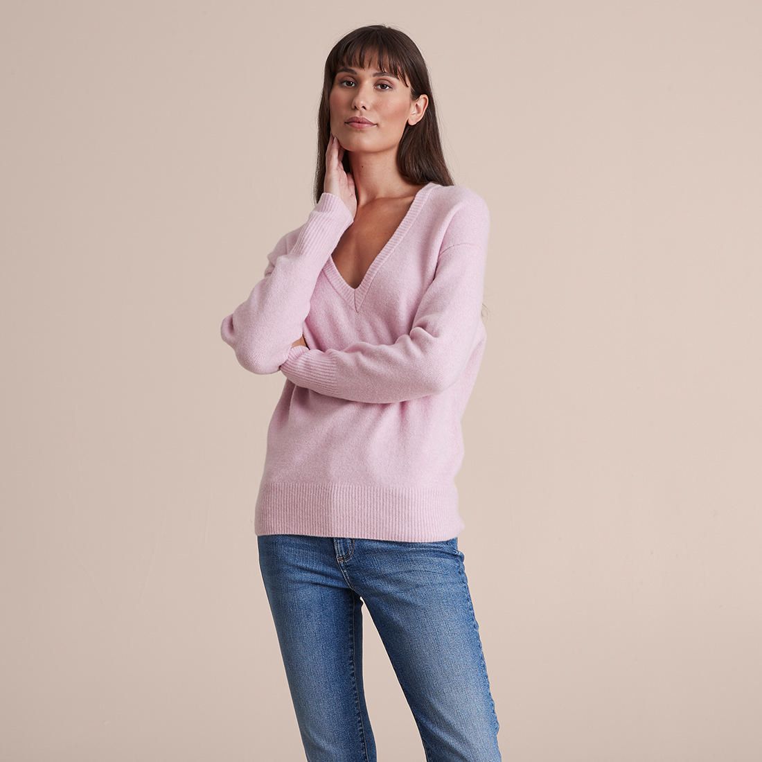 Super Soft V-Neck Jumper | Target Australia
