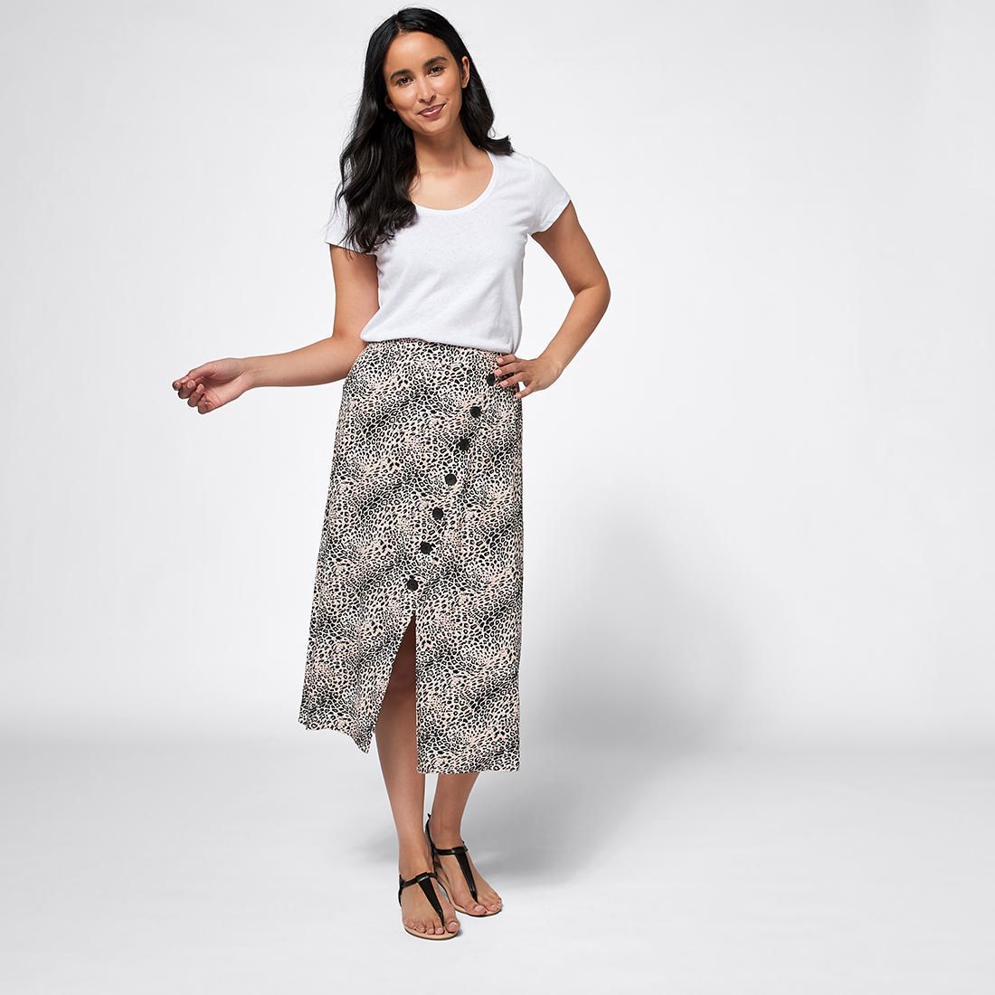 animal print skirt australia