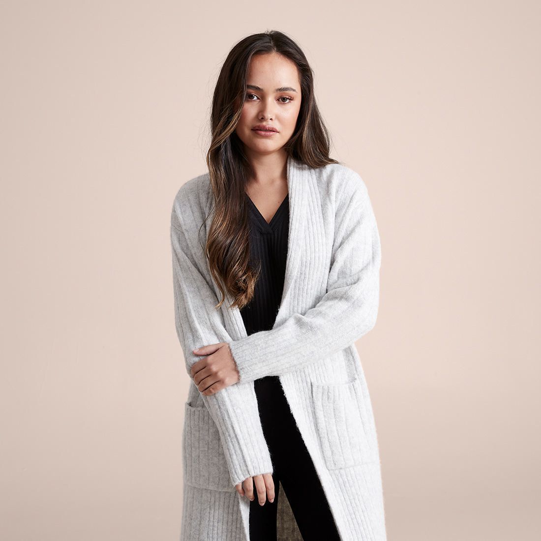 Dannii Minogue Petites Rib Cardigan 