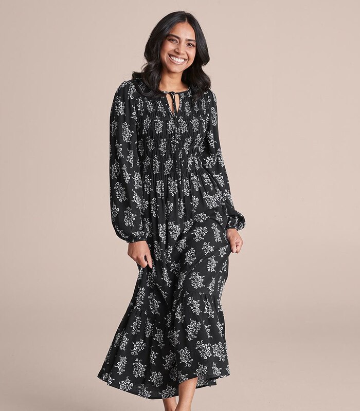 Dannii Minogue Petites Shirred Midi Dress | Target Australia