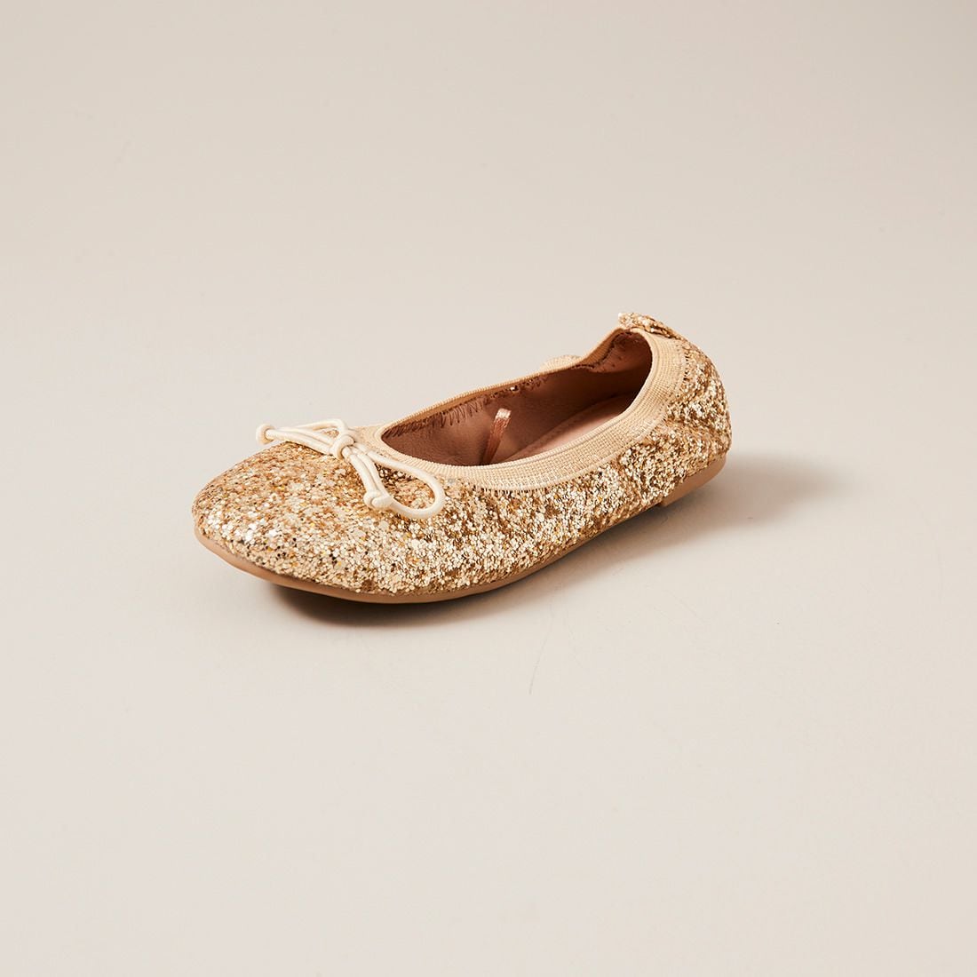 Kids Junior Glitter Elastic Ballet 