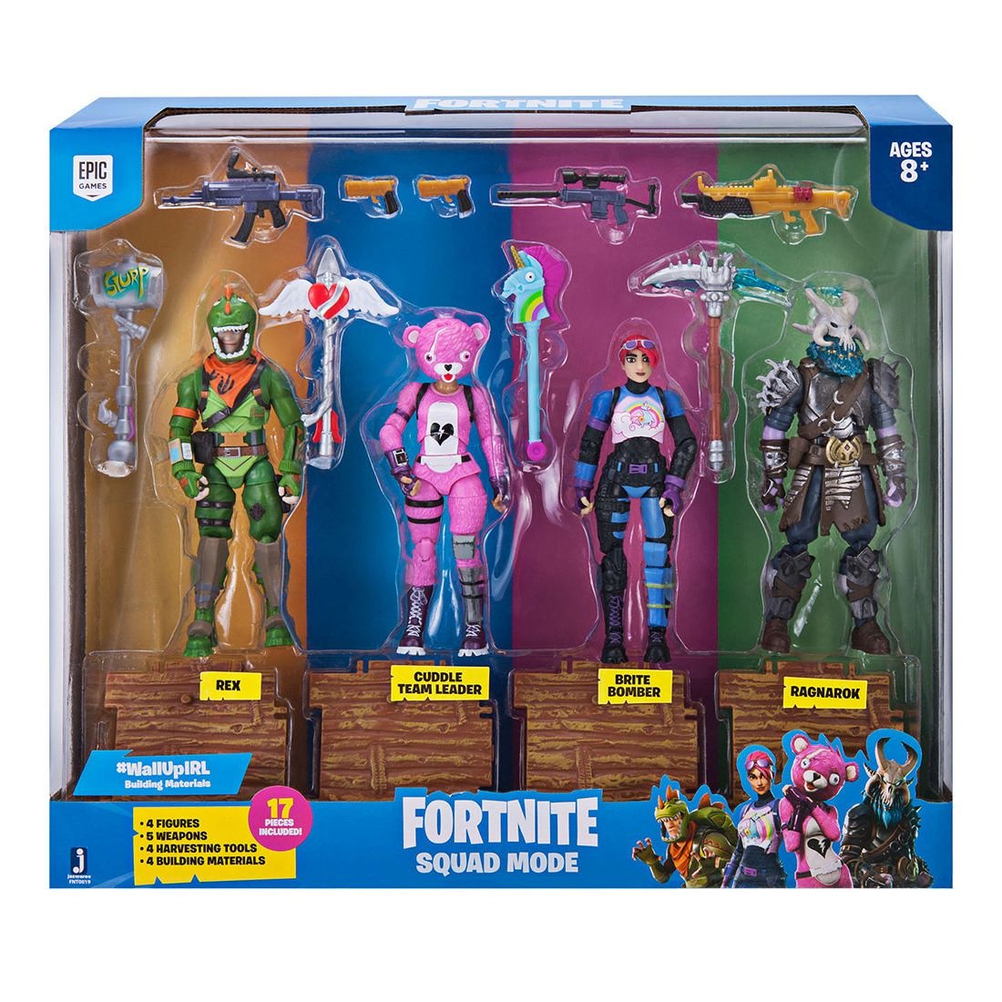 fortnite squad mode 4 figure pack fortnite squad mode 4 figure pack - fortnite plastic ducks