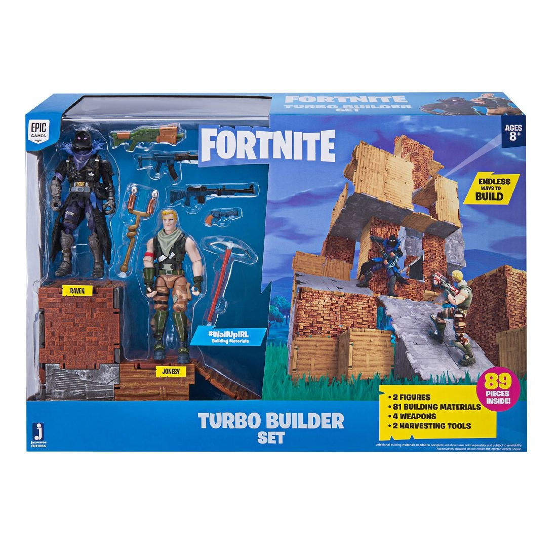fortnite turbo builder set 2 figure pack jonesy raven - fortnite socks target