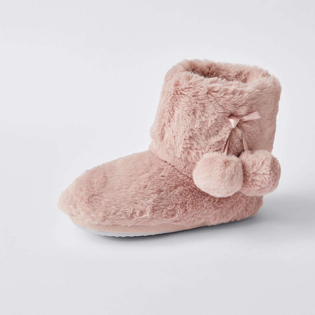 womens pink slipper boots