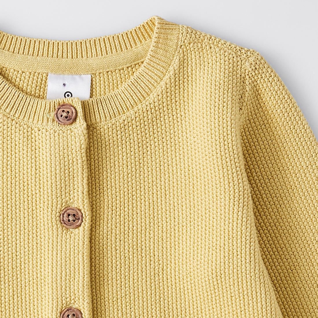 baby gold cardigan