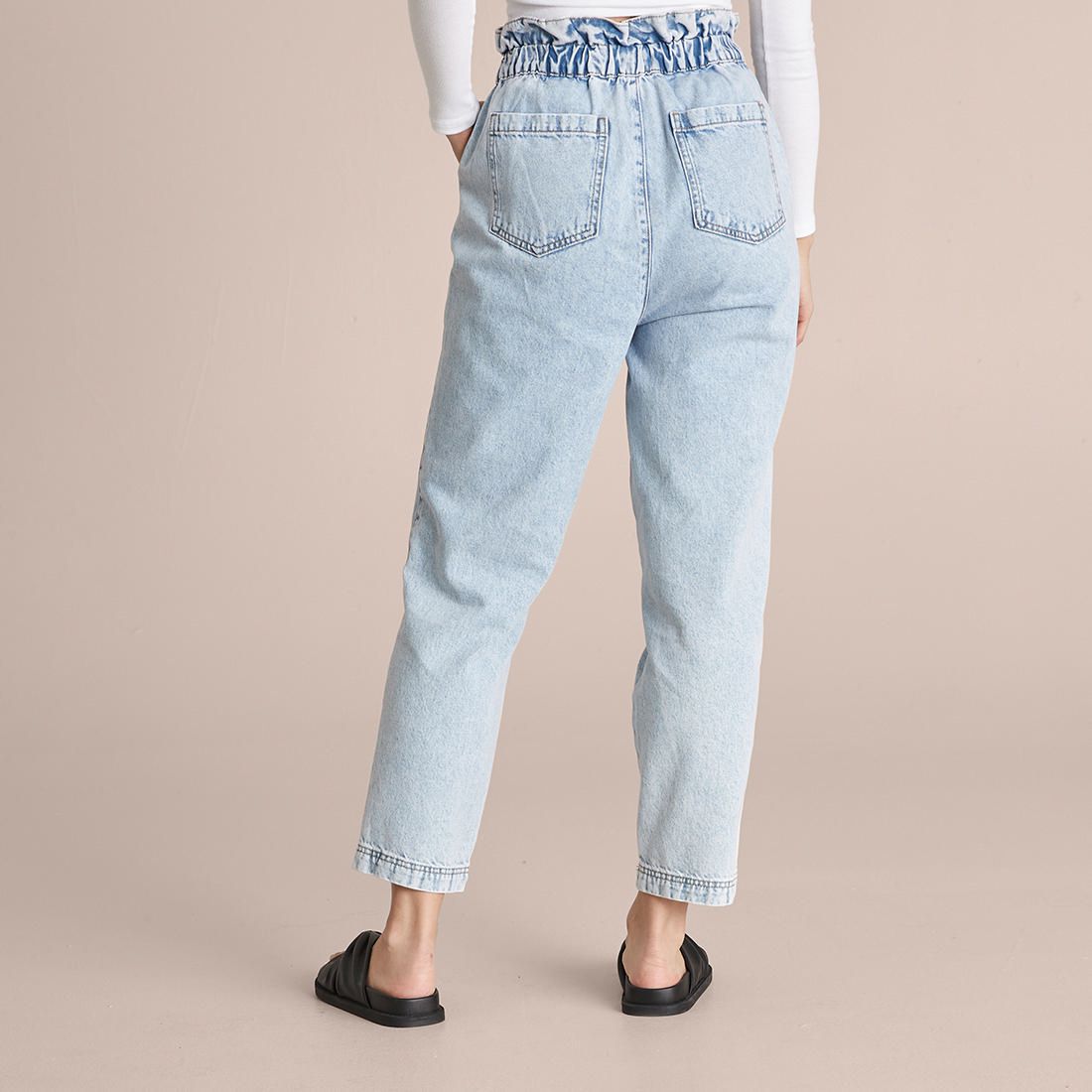 Lily Loves High Rise Paperbag Jeans 