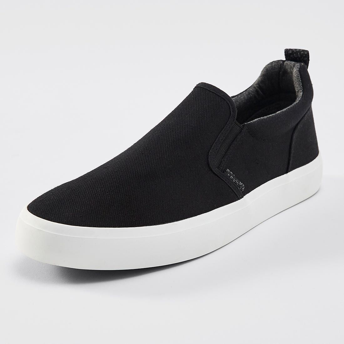 target black slip ons