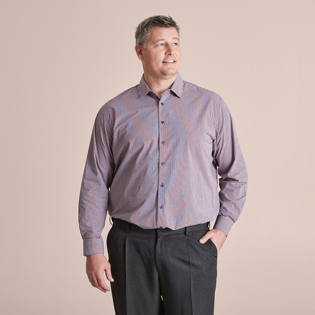 Mr Big Gingham Business Shirt | Target 