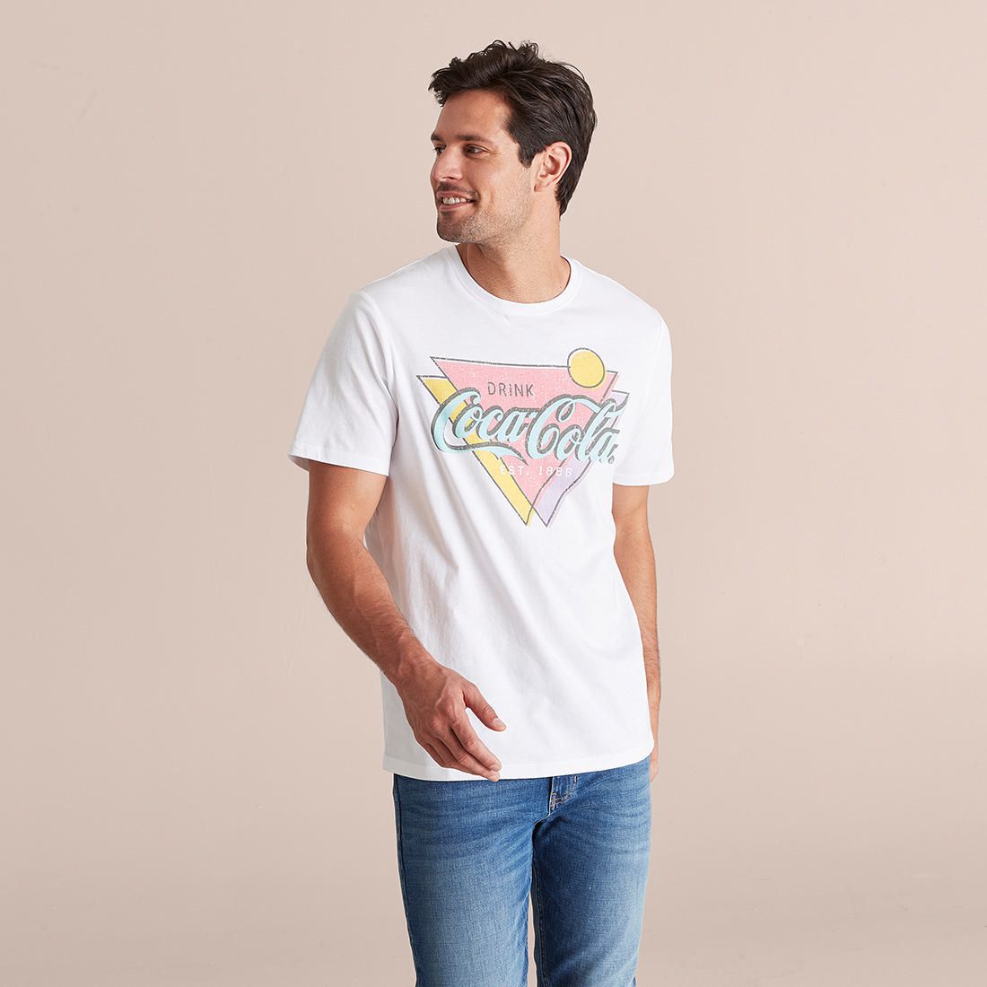 coke t shirt cotton on