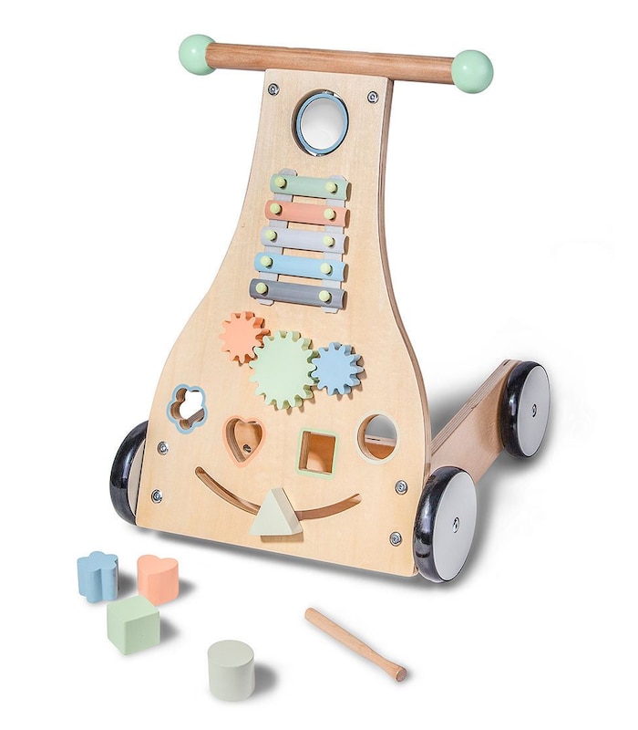 Young Ones Wooden Activity Walker Target Australia
