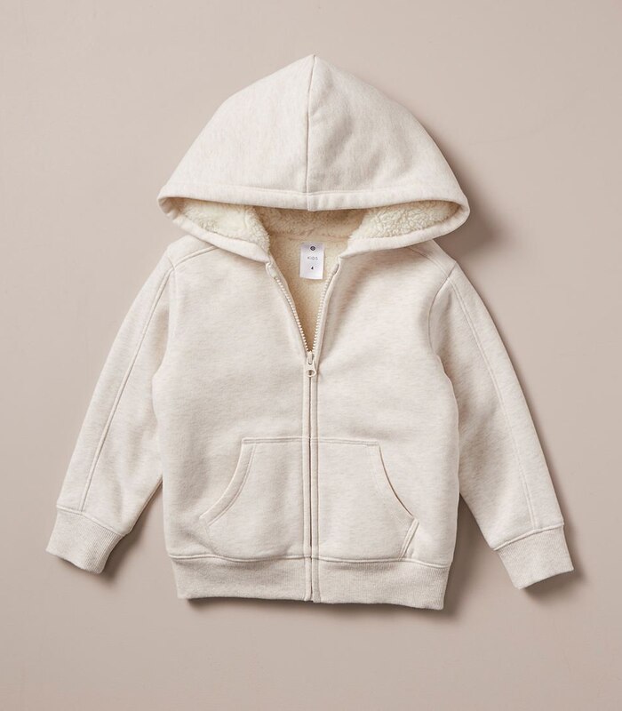 Zip Sherpa Hoodie | Target Australia