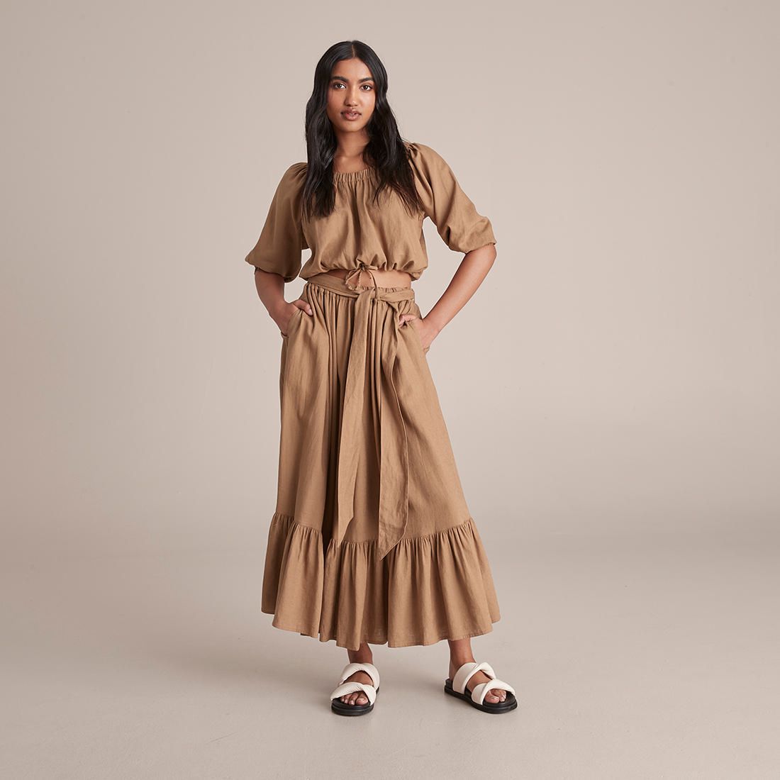 スカート leinwande Ruffled Hem Dress and Skirt セール】Ruffled Hem Dress and Skirt（スカート）｜leinwande