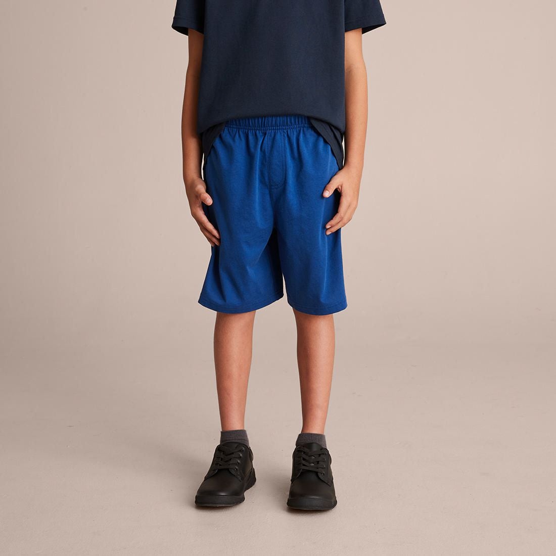 Knit School Shorts - Royal Blue 
