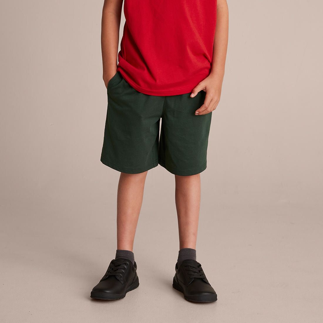 Knit School Shorts Bottle Green Target Australia