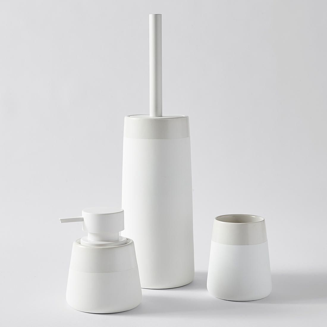 ceramic porcelain toilet brush holder