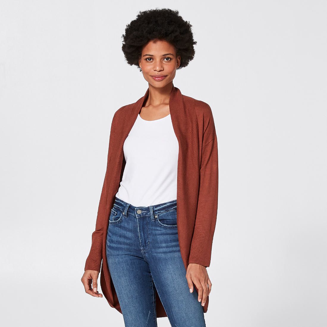 Cocoon Cardigan - Burnt Orange | Target 